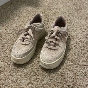 Pink Suede Nike Air Force 1’s